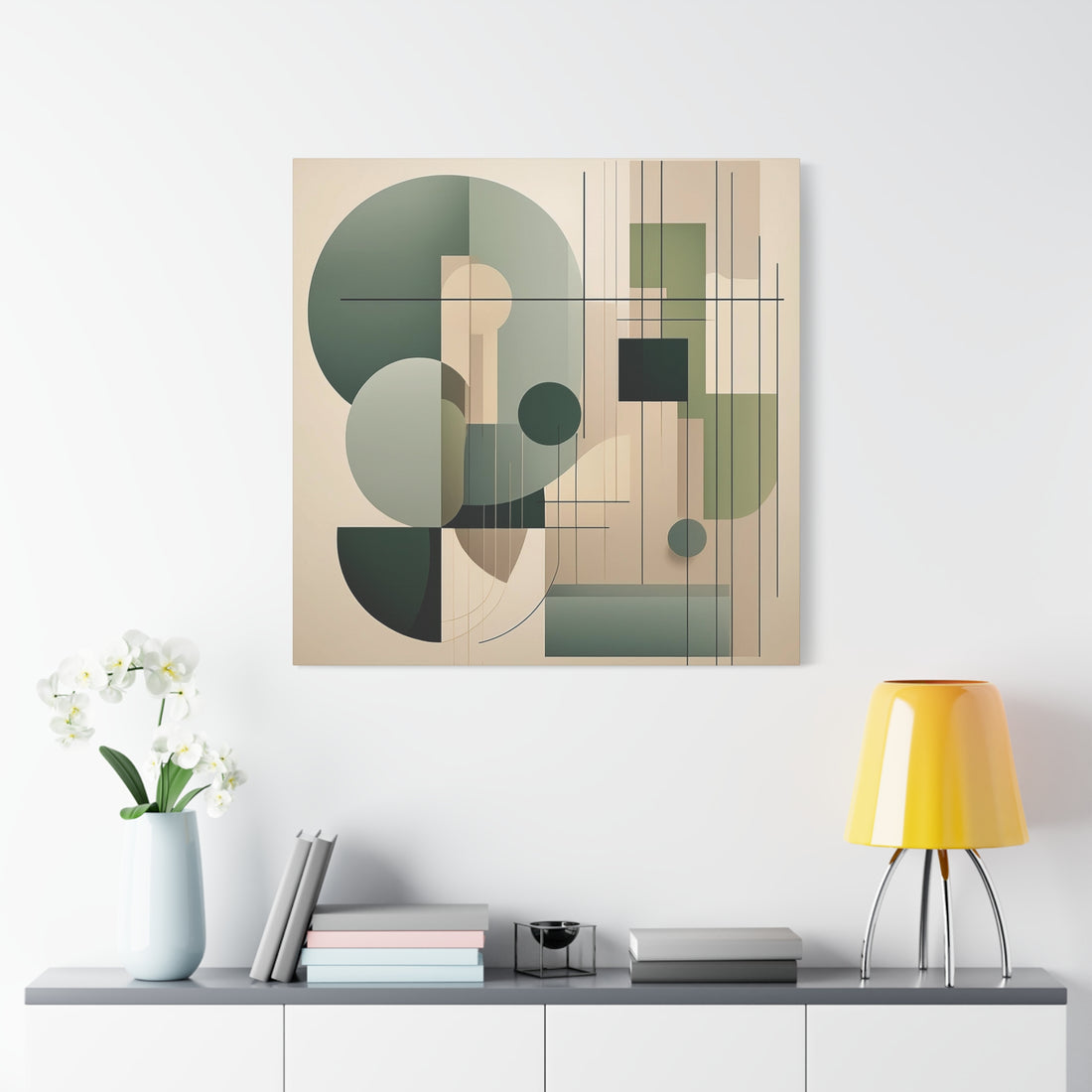 Minimalist Abstract - Muted Sage