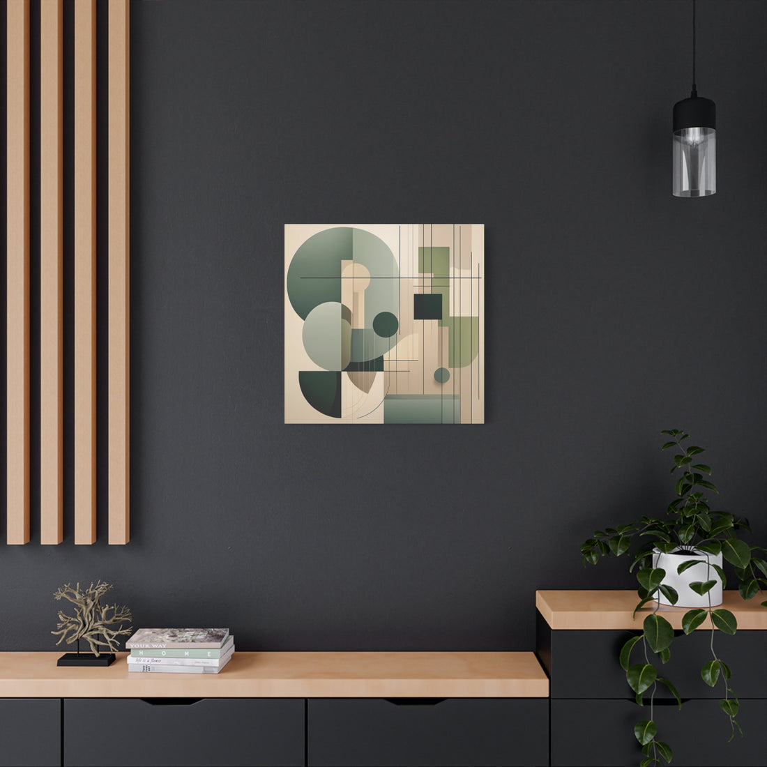 Minimalist Abstract - Muted Sage