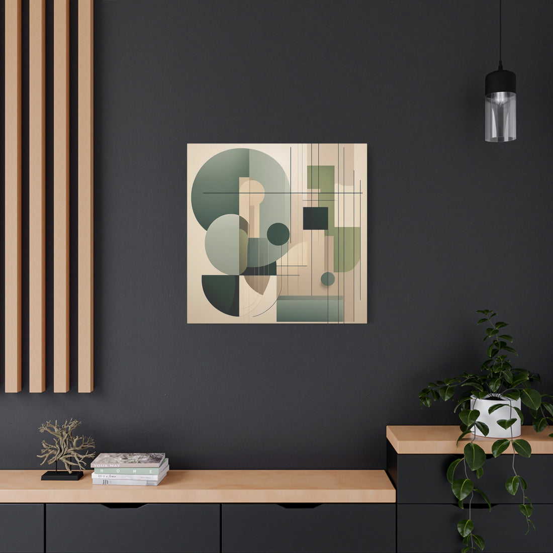 Minimalist Abstract - Muted Sage