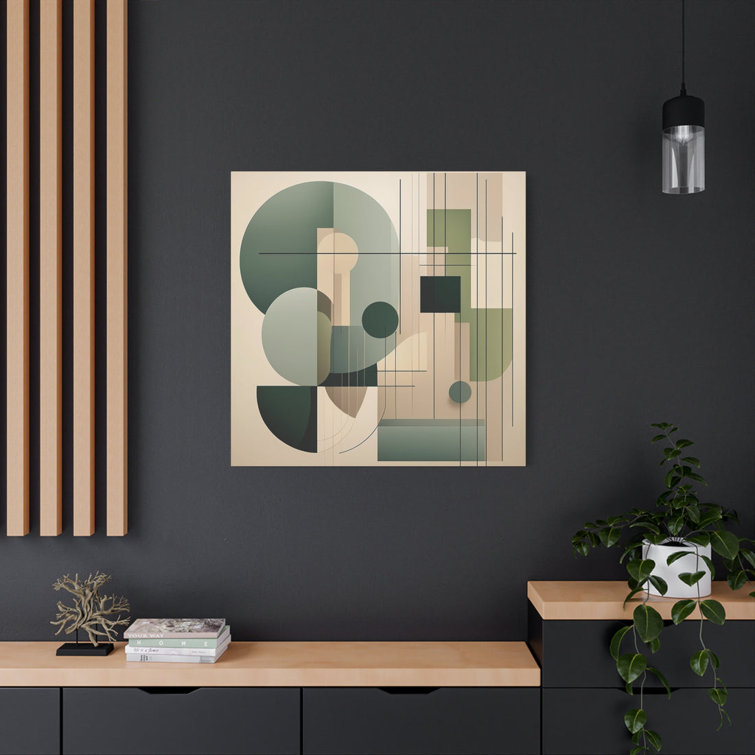 Minimalist Abstract - Muted Sage