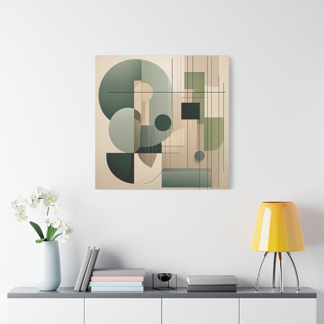 Minimalist Abstract - Muted Sage