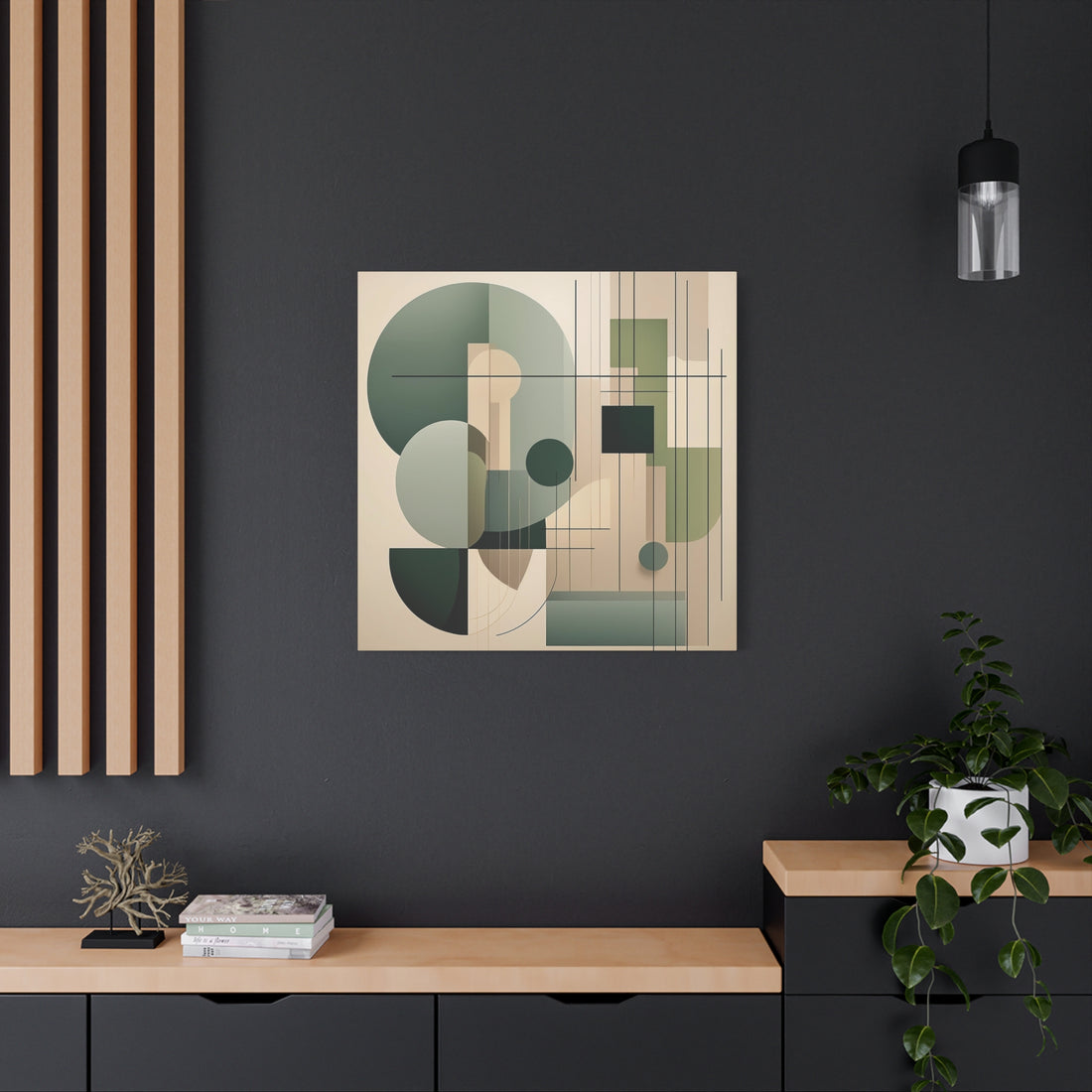 Minimalist Abstract - Muted Sage